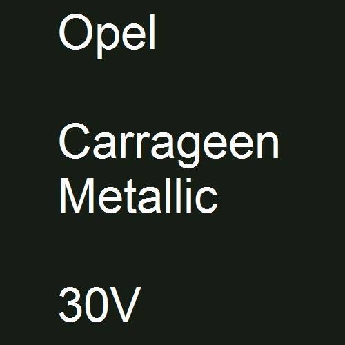 Opel, Carrageen Metallic, 30V.